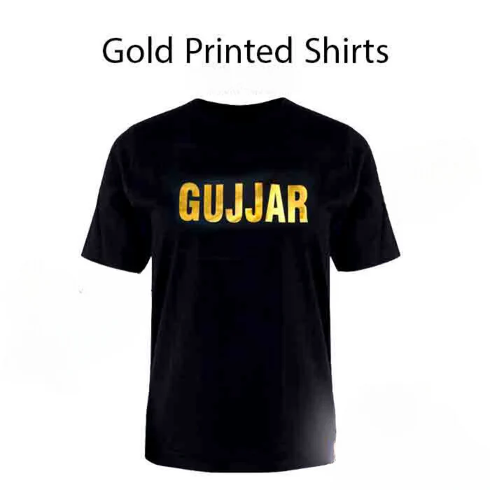 Golden Name T Shirt Custom Shiny Name Shirt